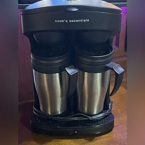 Cooks Essentials Double Coffee Maker